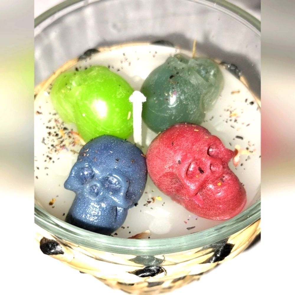 Hand crafted haunted nights limited edition candle